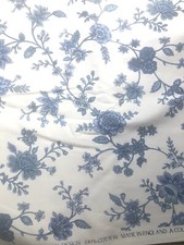 Fabric 8.8mx120cm John Wilman 'Coloroll' Curtain/Bedding 100% Cotton“Blueberry”
