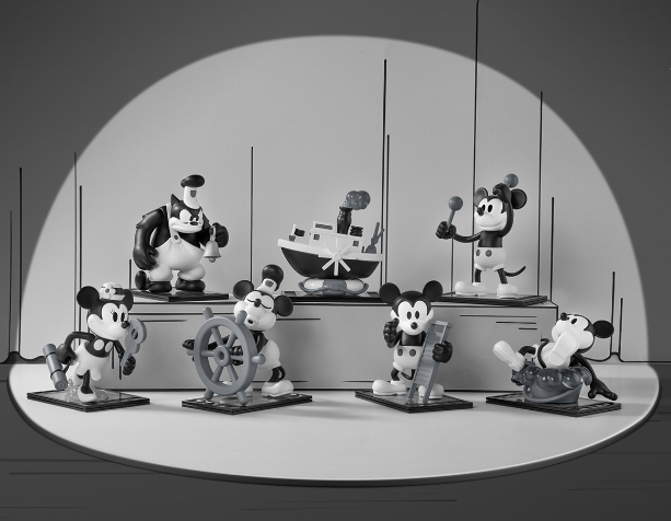 Disney ディズニー セル画 Fab 5 Steamboat Willie Disney ディズニー セル画 Fab 5 Steamboat Willie FRAMED
