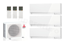 Mitsubishi Premium 3-Raum Multisplit Klimaanlage 3x 2,5 kW A+++/A++ R32 WiFi
