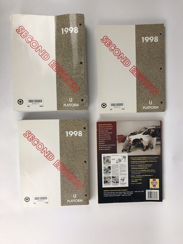 OEM GM Repair Manuals For Chevy Venture / Trans Sport S 1998 GMP/98-U Set of 3 - Picture 2 of 6