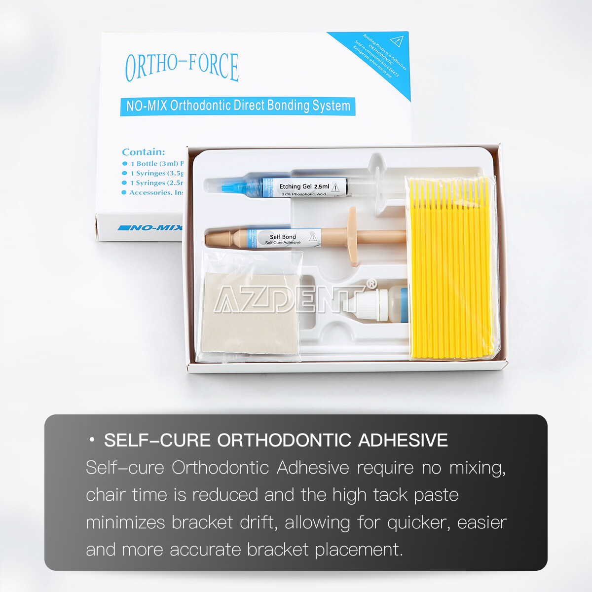 Kit Adesivo In Resina Composita Dentale Autopolimerizzante Per Trattamenti Ortodontici E Riparazioni Dei Denti Js18 - Foto 6