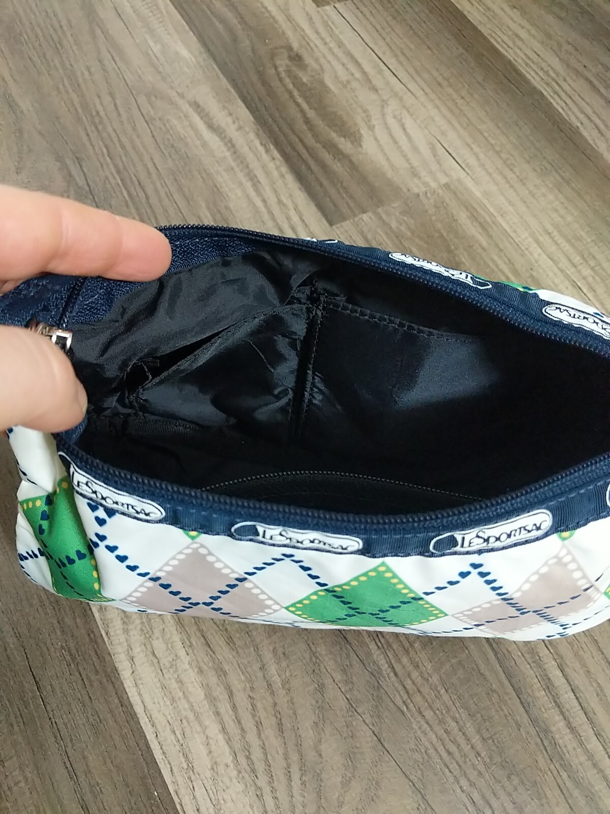 LeSportsac Checkered Multicolor Small Shoulder  P… - image 10