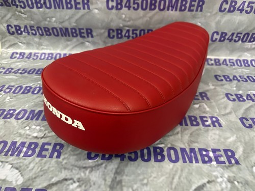 Honda SL125 1970 - 1973 nuevo asiento rojo. SL125 K0 K1 K2 asiento SL100 70-73. Sartén de metal - Imagen 2 de 21