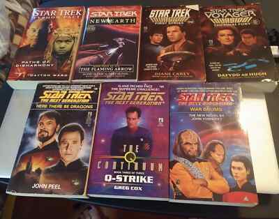 STAR TREK Books Various Authors~PB/HC Choose Your Title~Build Your Set~Discounts