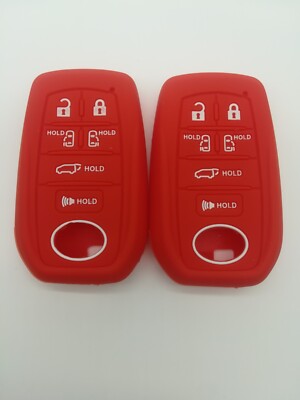 2*Silicone Remote Key Cover for 2021 2022 2023 2024 2025 TOYOTA SIENNA HYQ14FBX