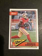 2018 Classic FB Marquise Goodwin Red Back Parallel #/299 San Francisco 49ers 