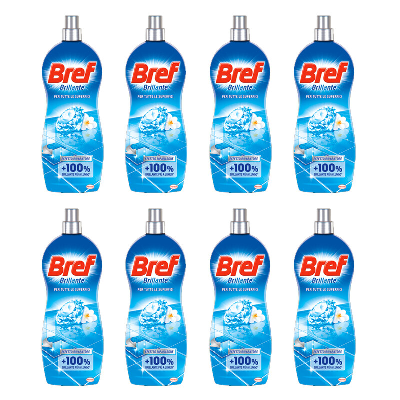 Bref Brillante Pavimenti Classico 1250ml x8 - Segreto Casa Splendente - 1