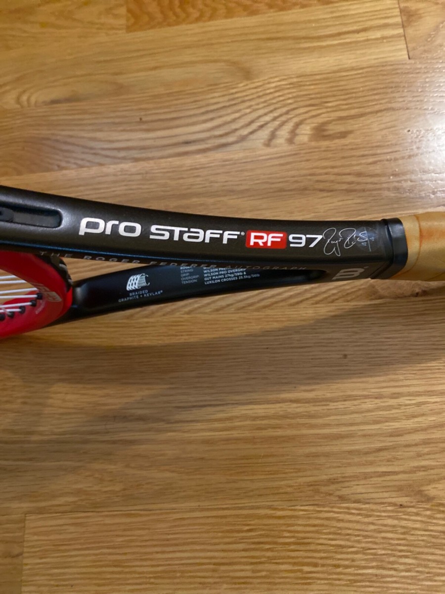 Wilson Pro Staff RF97 V10 Autograph 4 1/2 RED/Black | eBay