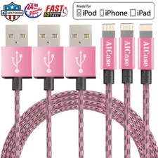 Braided Fast Charger USB Charging Cable for iPhone 14 13 12 11 Pro Max XR 8 7 6s