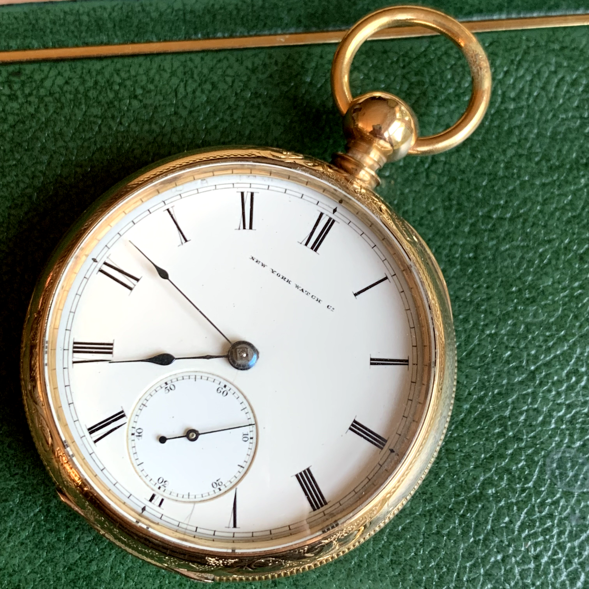 1872 New York Watch Co. Chas. E. Hayward 18S 11J KW Gold Filled Pocket Watch 1872 New York Watch Co. Chas. E. Hayward 18S 11J KW Gold Filled Pocket Watch