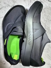 OOFOS Shoes Mens Size 9/EU 42 Black Gray OOMG Fibre Low Comfort Slip On