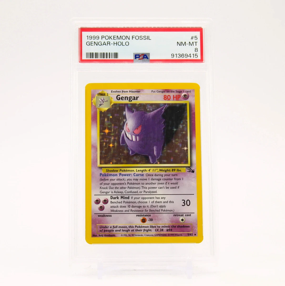 Pokémon TCG Professional Sports Authenticator (PSA) Grade 8