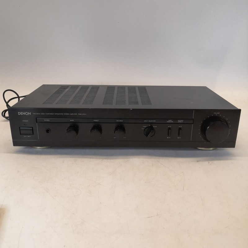 DENON PMA-250II Stereo Integrated Amplifier Separate Phono *READ DESCRIPTION*