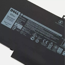 Genuine 60Wh F3YGT Battery for Dell Latitude 7280 7290 7480 7490 7380 7390 DM3WC