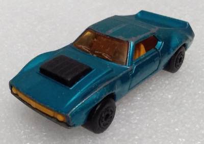 Vintage Matchbox Superfast No9 AMX Javelin Diecast Model Car in Blue