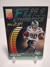2023 Panini Donruss Elite Football Breece Hall Full Throttle Green #FT- BH Jets