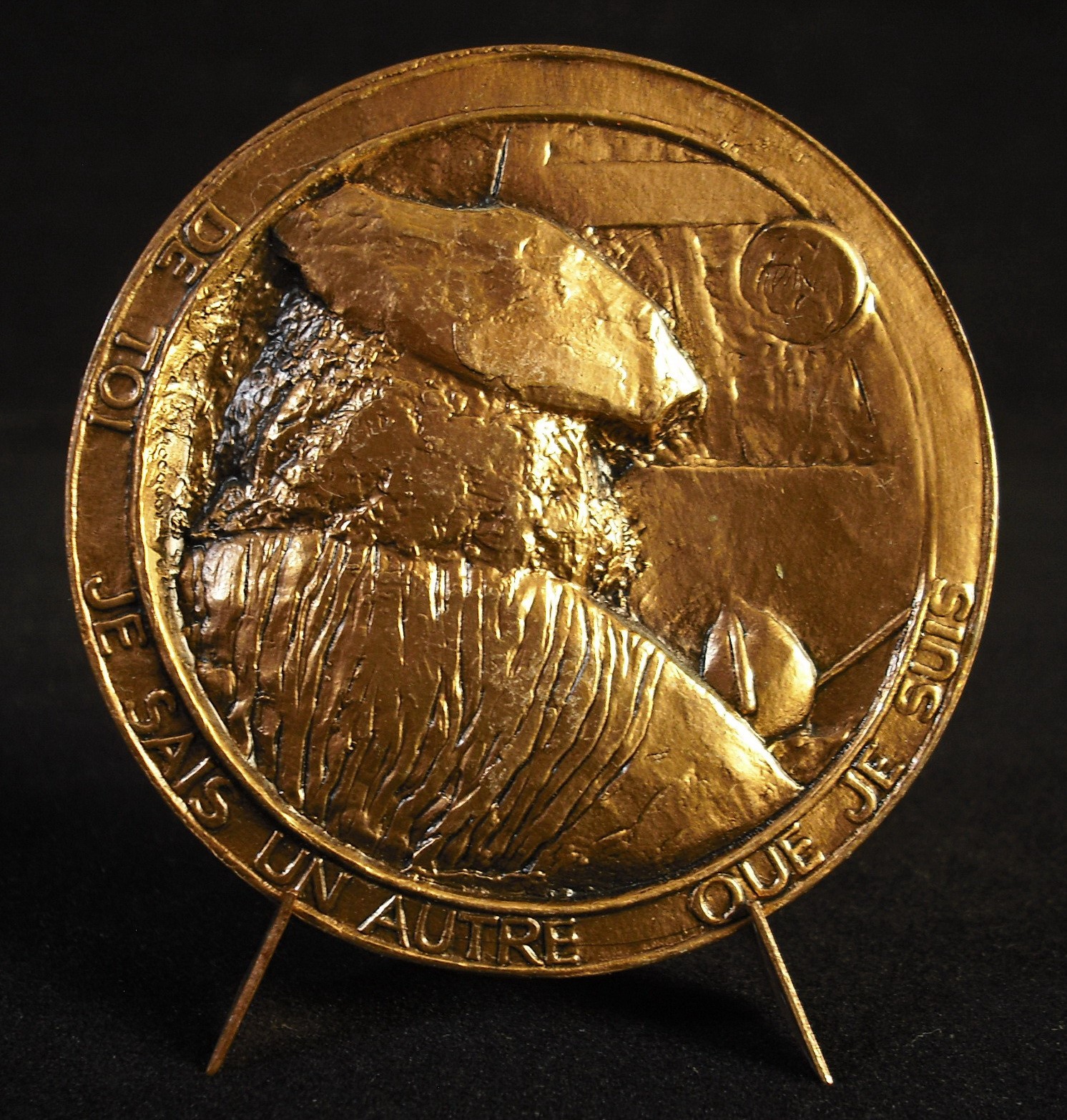 Delft Sign Medal Johannes Vermeer Dutch Painter The Sphinx Of Delft Self-Portrait ...