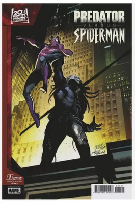 PREDATOR VS SPIDER-MAN #1 MARVEL 2025 PEPE LARRAZ VARIANT NM