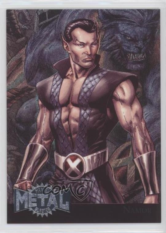 2015 Marvel Fleer Retro 1995 Fleer Metal Blaster Namor #26 0kg8