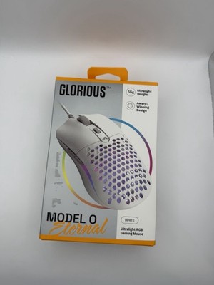 Glorious Model O Wired PC Gaming Mouse - Matte White