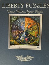 Custom Liberty Wooden Jigsaw Puzzle Wheel Of Seasons - 509 pcs. - Brand New