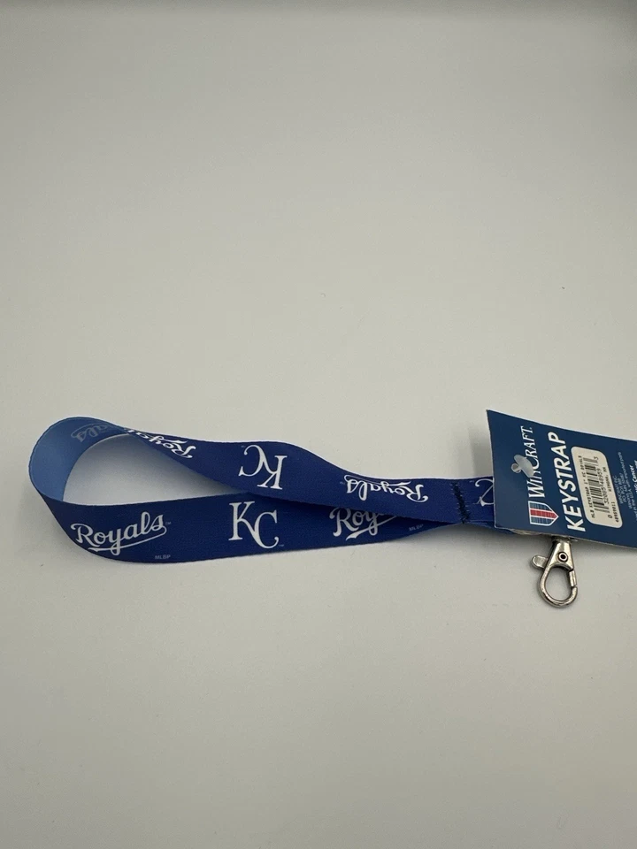 Kansas City Royals MLB KEY STRAP LANYARD CHAIN 1" WIDTH  8” LENGTH NWT - Image 3 of 4