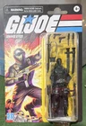 Hasbro Gi Joe Retro Collection Snake Eyes 3.75” Figure Bubble Is Loose From Card