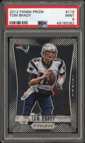 2012 Panini Prizm Tom Brady #116 PSA 9