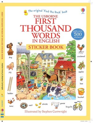 The Usborne First Thousand Words in English : Sticker Book (First Thousand W...