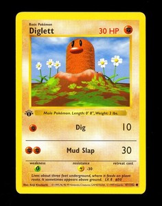 1st Edition Diglett | eBay