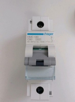  Hager HMC180 C 80 Leitungschutzschalter Sicherungsautomat  LS-Schalter 1-polig
