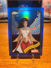 🔥2025 Topps Chrome Marvel LAYLA EL FAOULY Blue Refractor /299 Moon Knight #10🔥