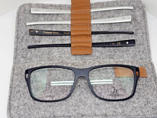 GERMANY Rodenstock Eyeglasses interchangeable Natural Horn Aluminum 8012 A