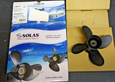 Solas 3113-093-11 Amita 4 Prop, 4-Blade Propeller Series A, Aluminum - Black