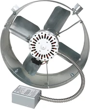 Cool Attic CX1500 Gable Mount Power Attic Ventilator, 14-Inch Blade