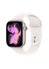 Apple Watch Series 11 42mm GPS Rose Gold Light Blush Sport S/M MEU04LW/A 2025