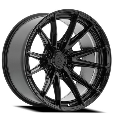 20x10 Arena Wheel Co A134 Vortex Gloss Black Off-Road Rims (4pcs)