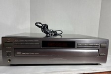 Vintage JVC XL-F76TN 5-Disc CD Carousel Player - Titanium - For Parts Only