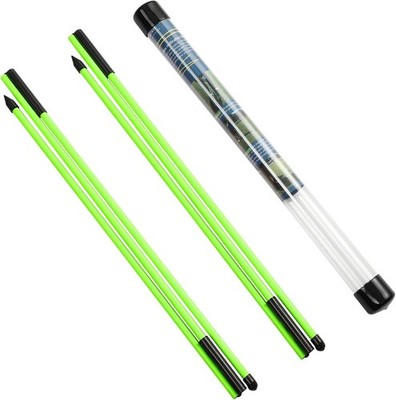 Rhino Valley Golf Alignment Sticks Richtungsanzeige, 2 Stück Klappbar