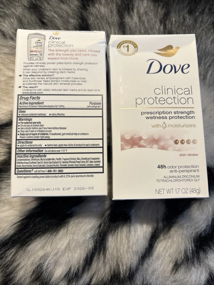 Dove Clinical Protection Deodorant Skin Renew 48H Odor Protection 1.7 oz 2pk 26 - Image 2 of 2
