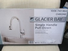 Glacier Bay Clare Single Handle Pull Down Laundry Faucet in Chrome 1006 743 964