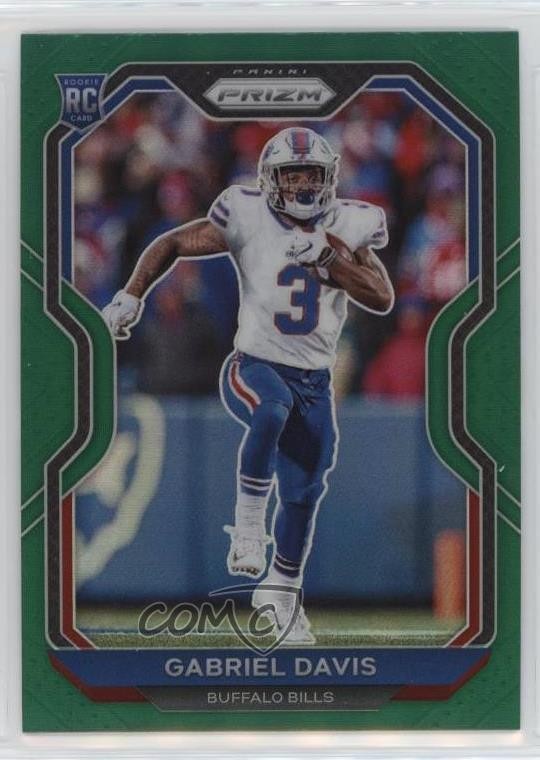 2020 Panini Prizm Rookie Green Prizm Gabriel Davis #312 Rookie RC 0yd9