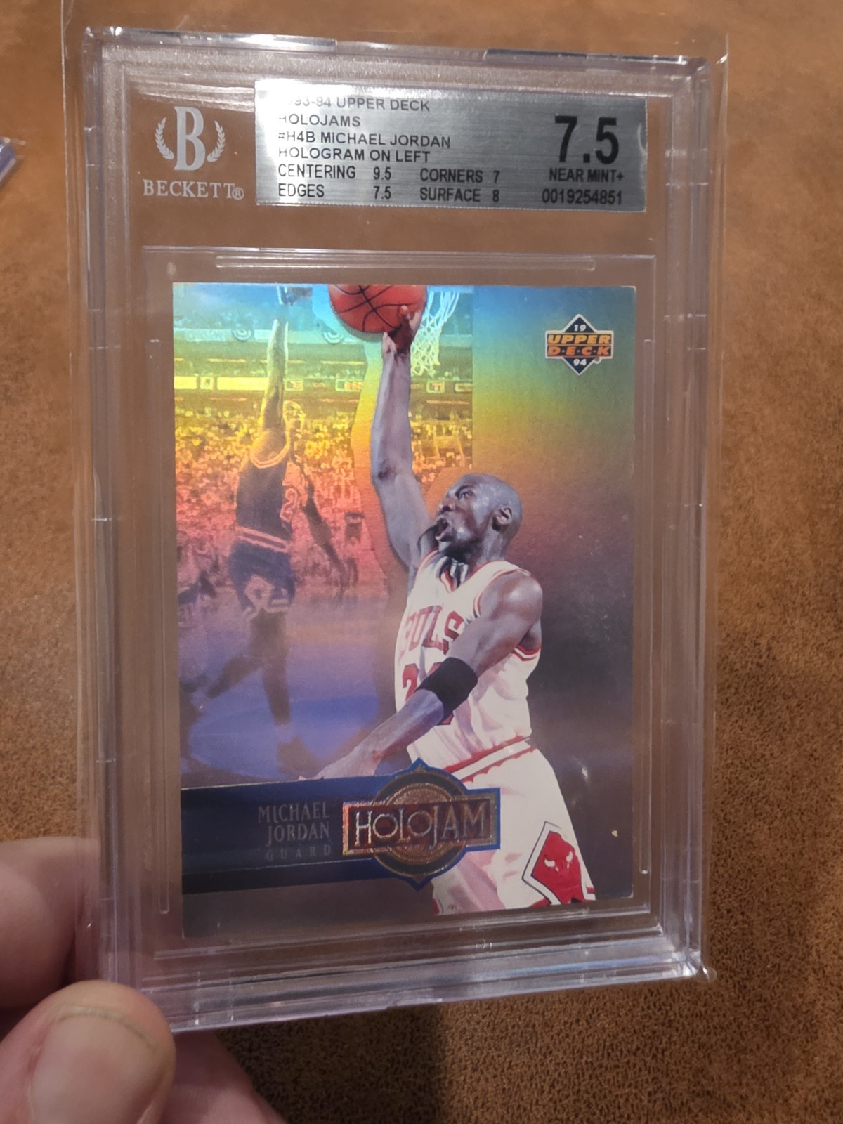 1993-94 Upper Deck - Box Set Holojam Michael Jordan #H4 Upper Deck Logo on...