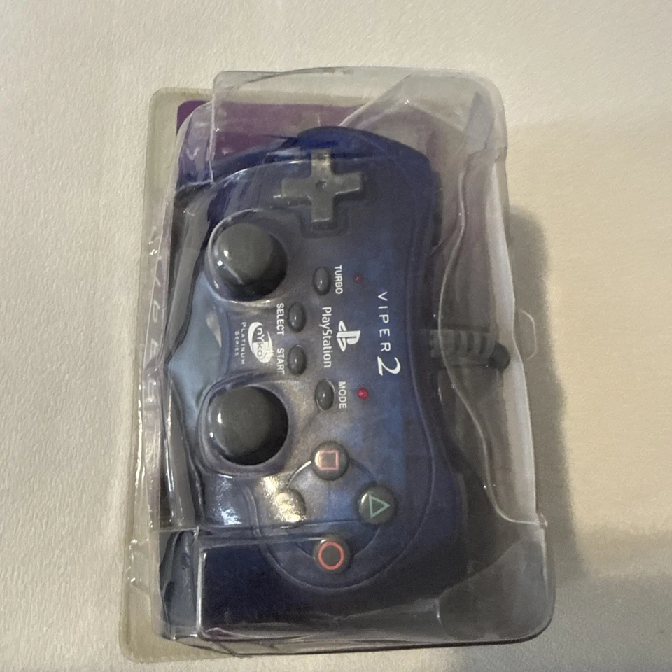 Nyko Viper 2 Clear Purple Controller-Inserts/Retro (PlayStation 2, PS2) NEW - Image 3 of 4