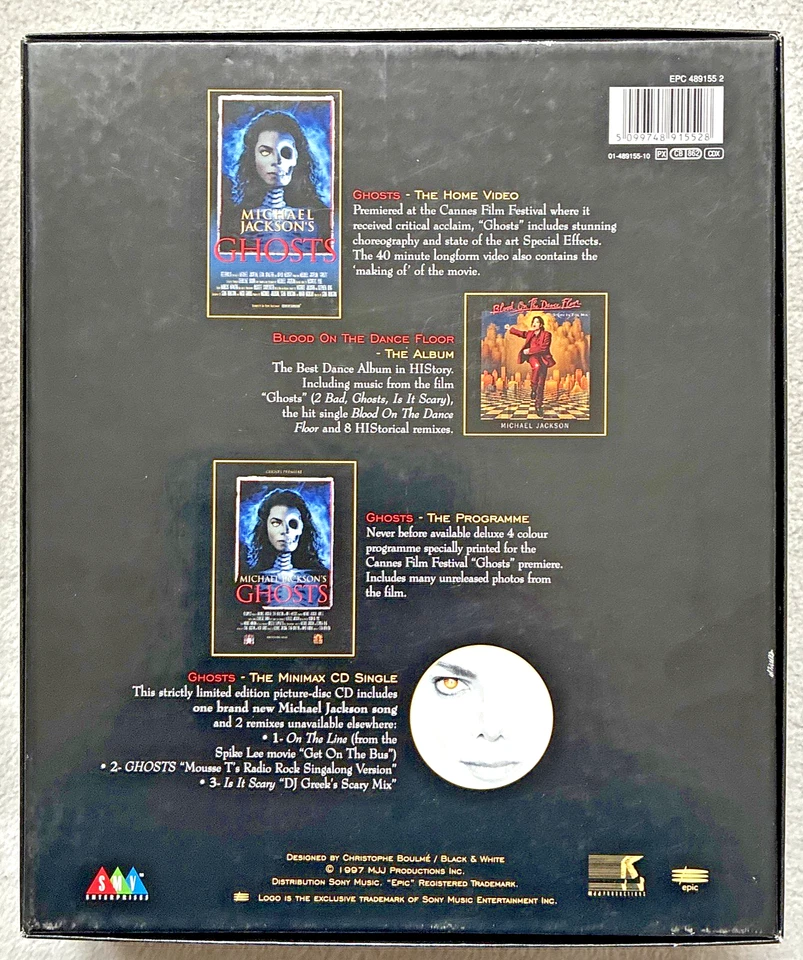 MICHAEL JACKSON * GHOSTS * DELUXE COLLECTOR´S BOX SET * LIMITED EDITION * 1997 * - Bild 4 von 4