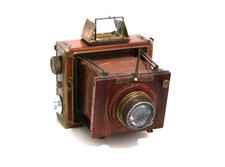 SELTENE Ernemann Modell 1922 Tropen Klapp-Kamera 10x15 Rodenstock 165mm/f4.5