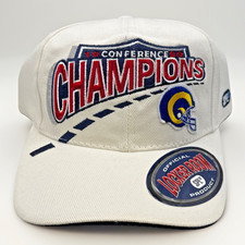 NWT Vintage St Louis Rams NFL 1999 Conference Champions Cap Hat Football SPL28