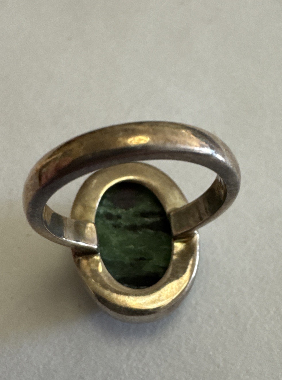 STUNNING Sterling Silver Oval Cabochon Ruby In Zo… - image 9