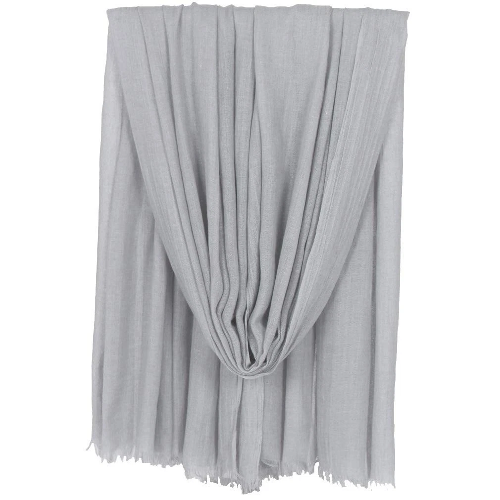 Women Summer Scarf Large Long Beach Shawl Lightweight Fringed Headscarf