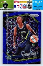 2025 Panini Prizm WNBA #83 Aziaha James Blue Velocity Prizms